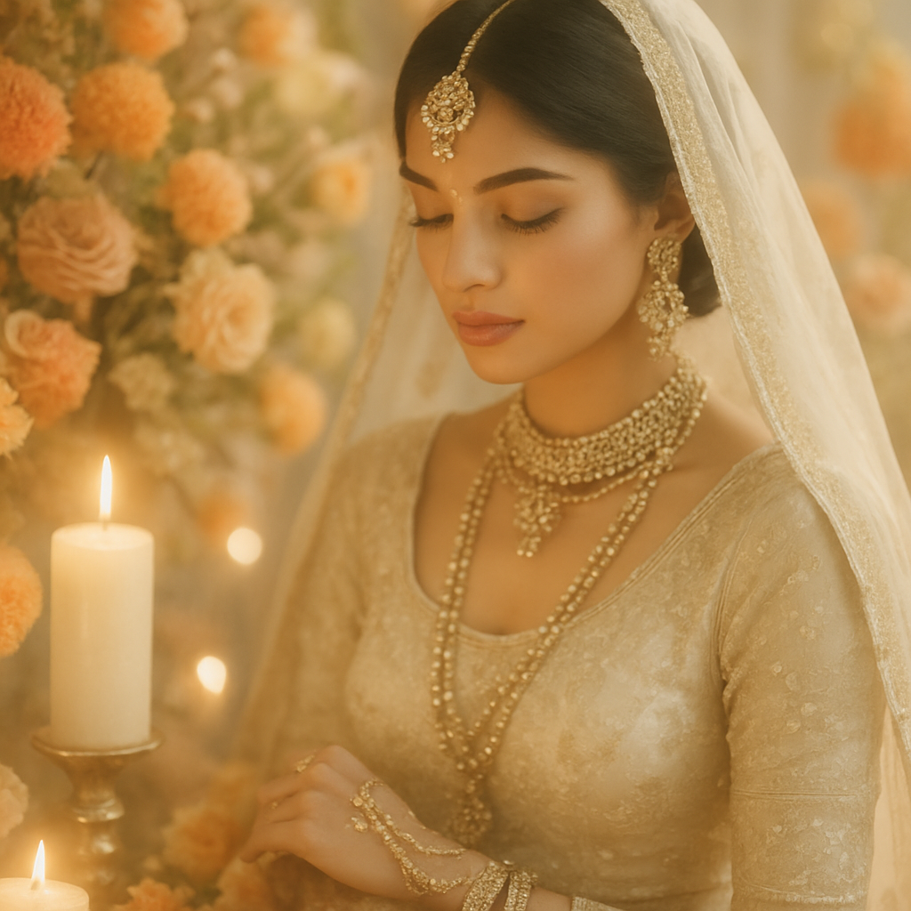 Bridal floral details